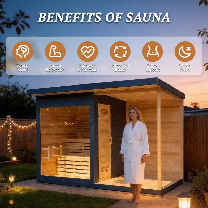 Деревянная сауна в комплекте с – обзор и цена Spa Wellness Resorts